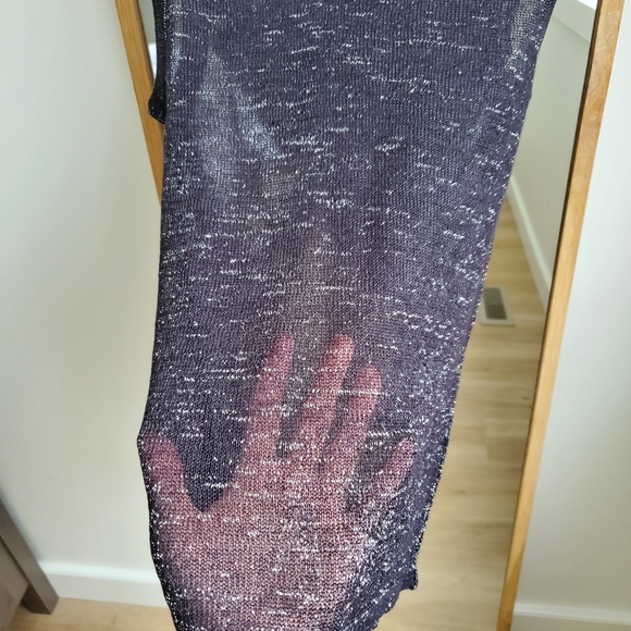 2 for $30 Sheer metallic Chan Luu tank top - Picture 3 of 3